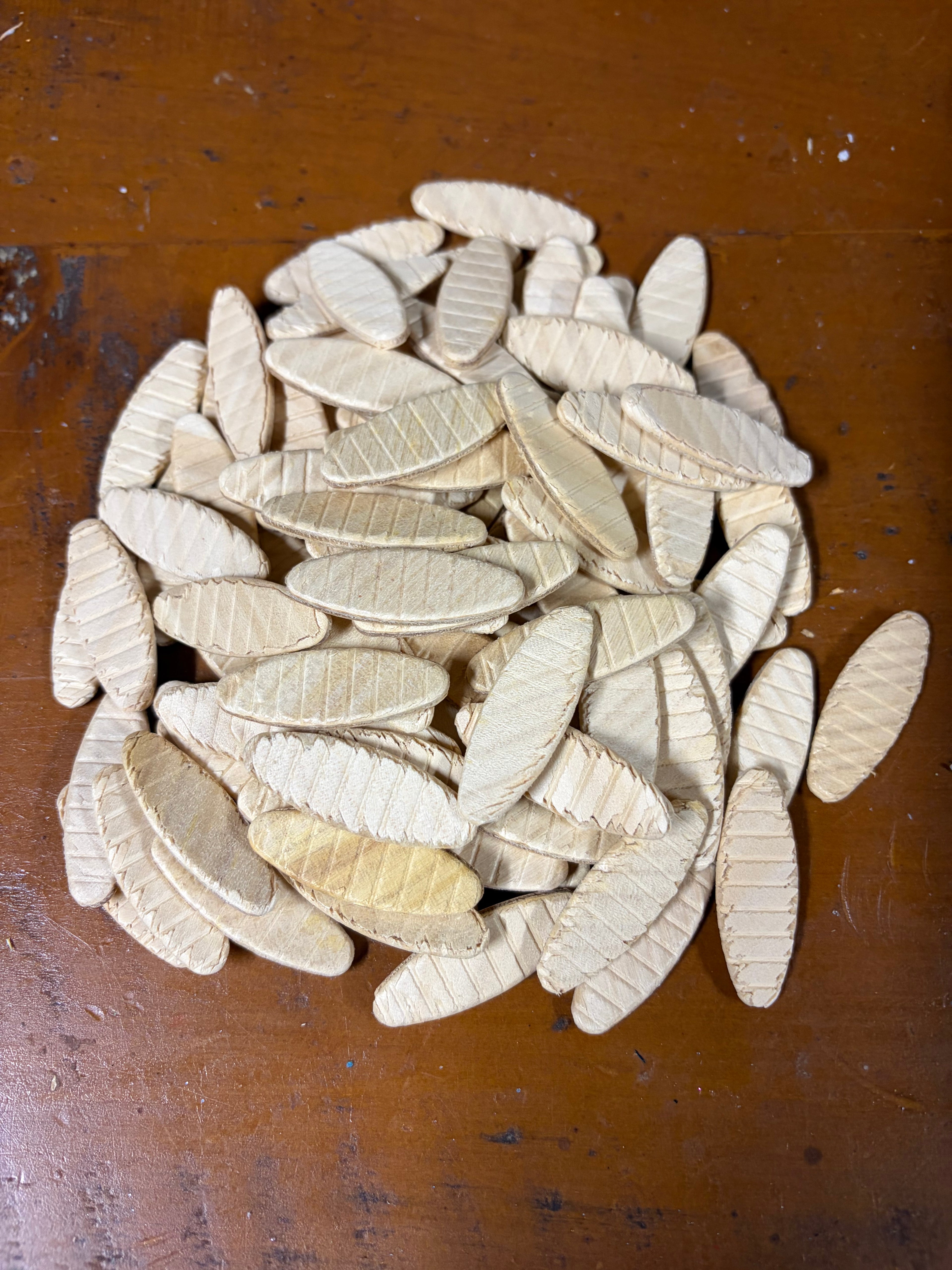 Wood Joining Biscuits Size 20 Australian Made by Bix Hoop Pine