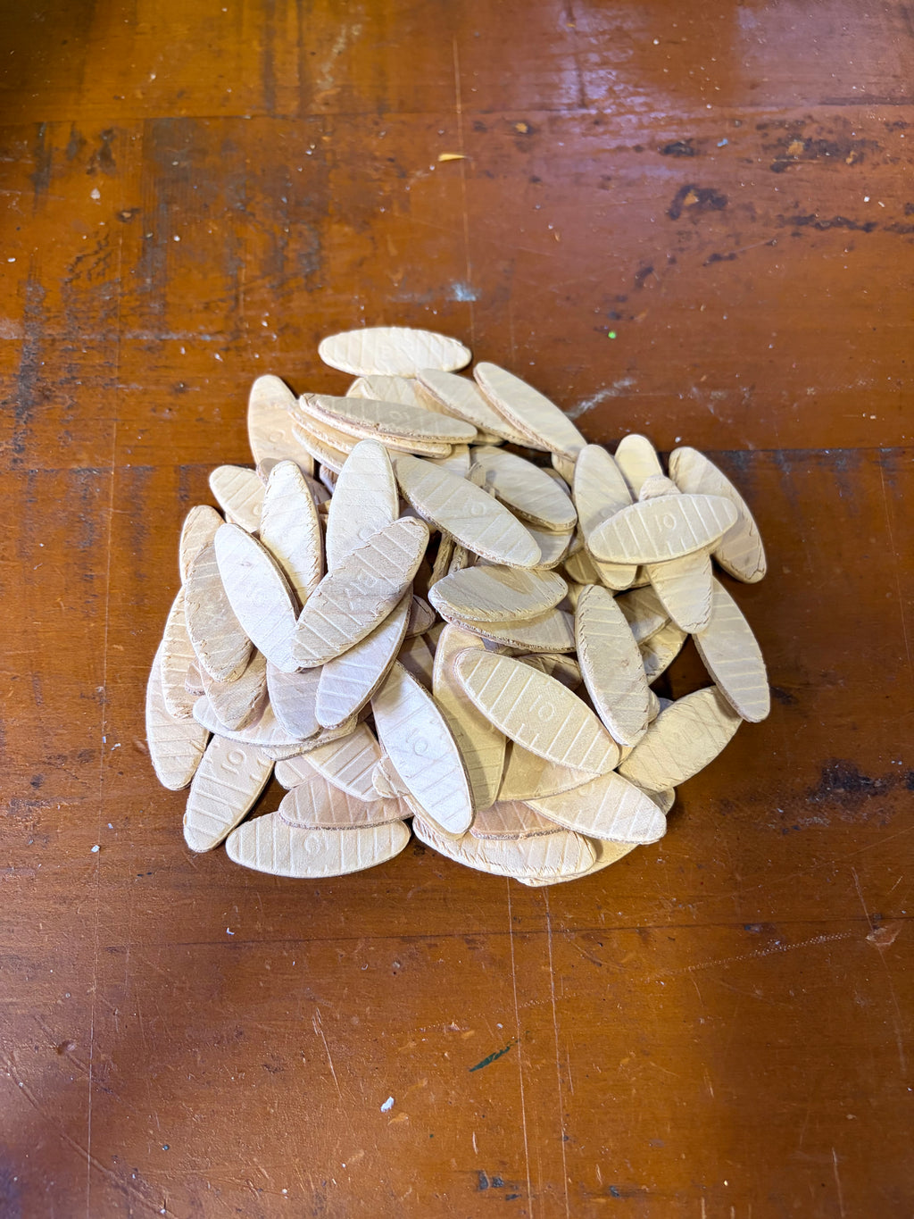Wood Joining Biscuits Size 10 Australian Made by Bix Hoop Pine