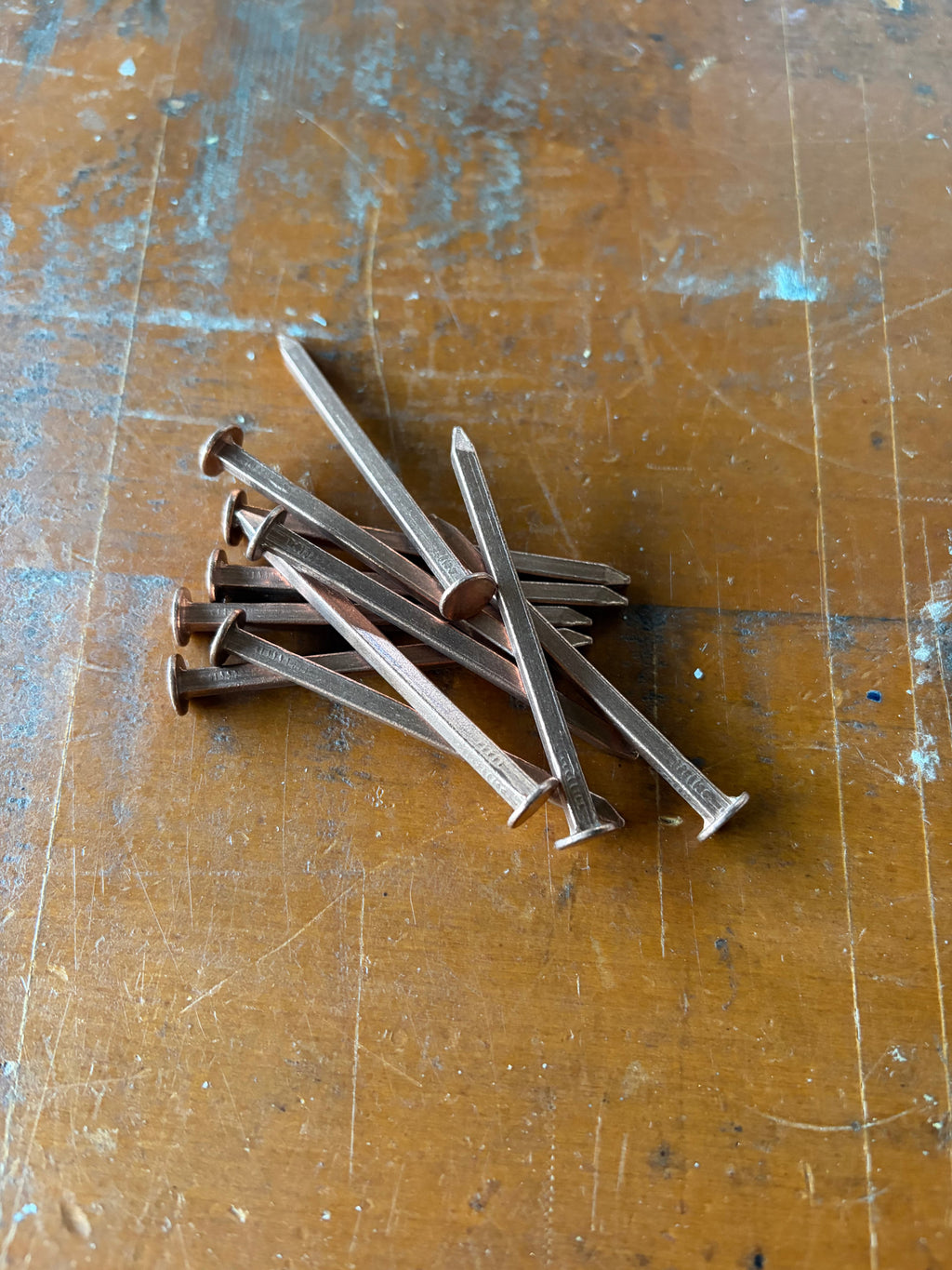 65mm Copper Nails Square Shaft timber boats / tree stump killer