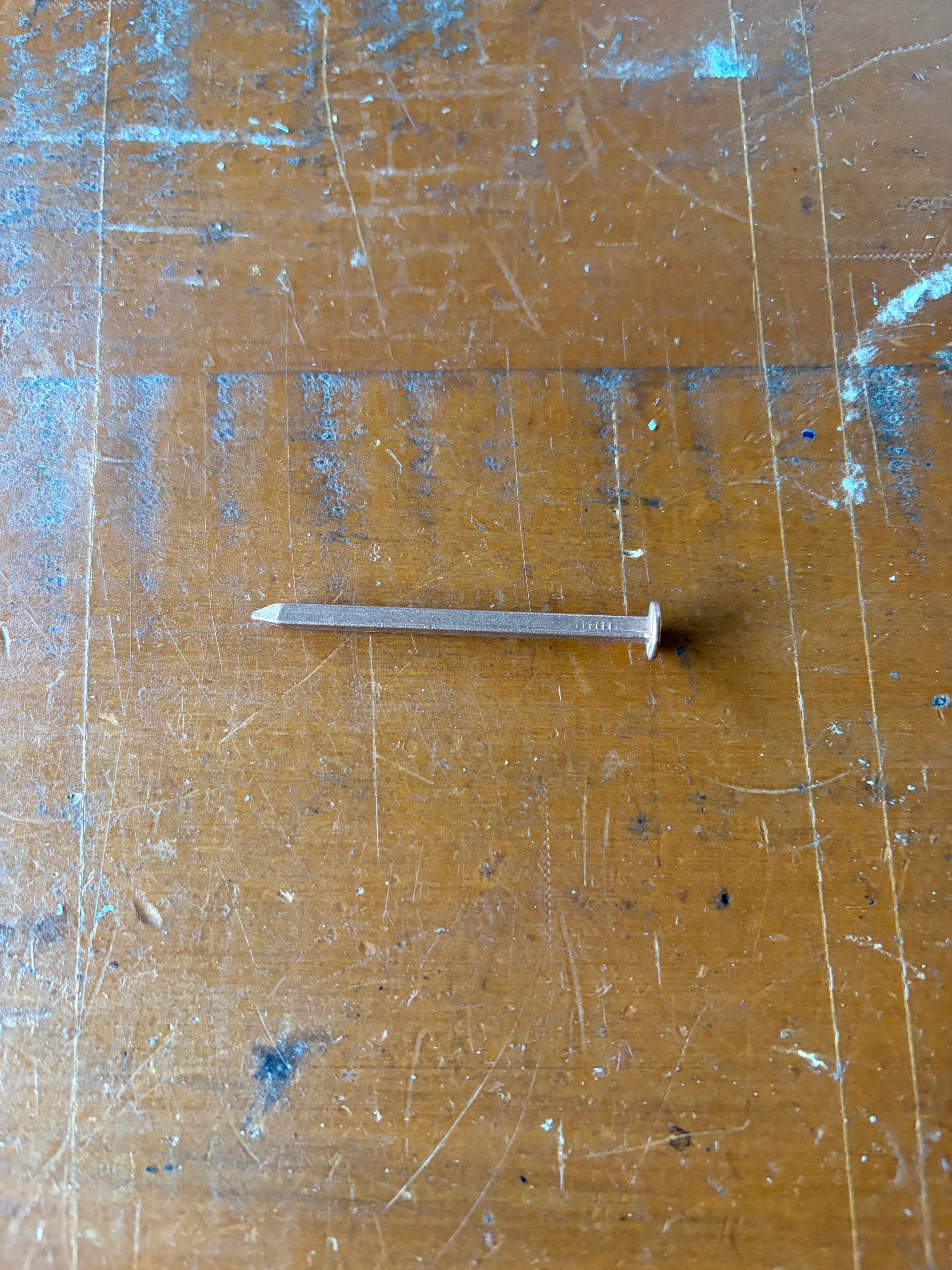 65mm Copper Nails Square Shaft timber boats / tree stump killer